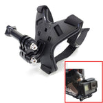 Staffa montaggio casco per action cam e smartphone