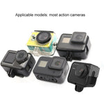 Staffa montaggio casco per action cam e smartphone