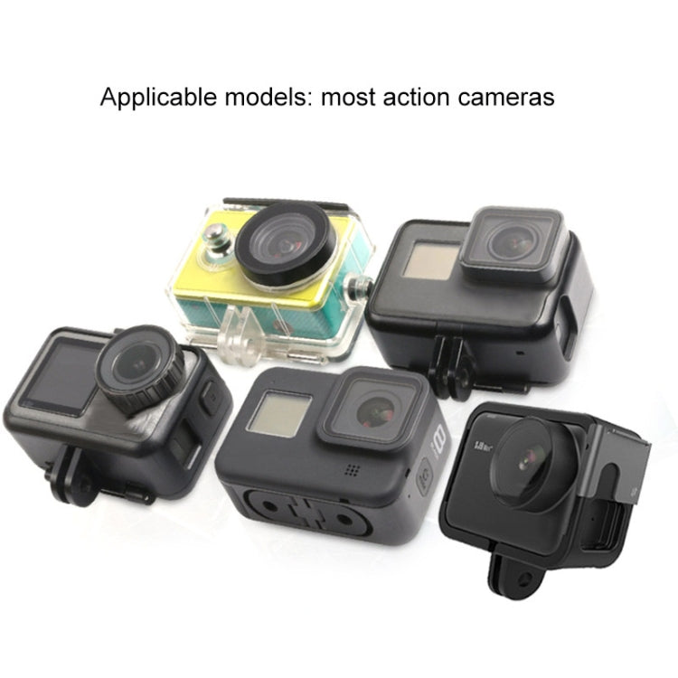 Staffa montaggio casco per action cam e smartphone