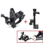 Staffa montaggio casco per action cam e smartphone