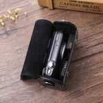 Custodia in pelle per fotocamera Canon G7X3 / G5X2 / Sony ZV1RX1007 / Guang GR3