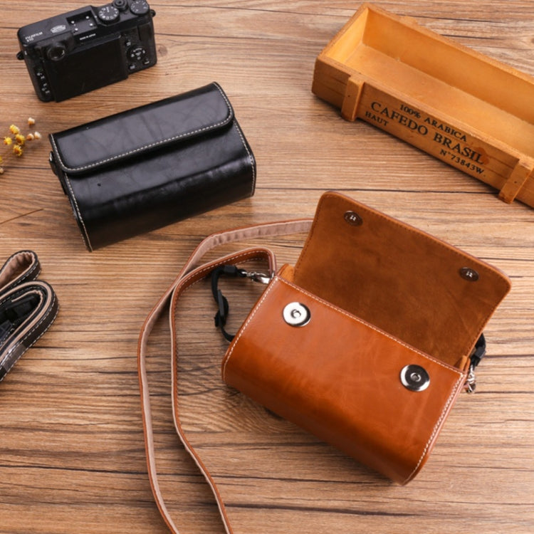 Custodia in pelle per fotocamera Canon G7X3 / G5X2 / Sony ZV1RX1007 / Guang GR3