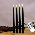 4 PCS B002 Lume di candela a simulazione elettronica a palo lungo con telecomando, B002 Yellow, B002 White