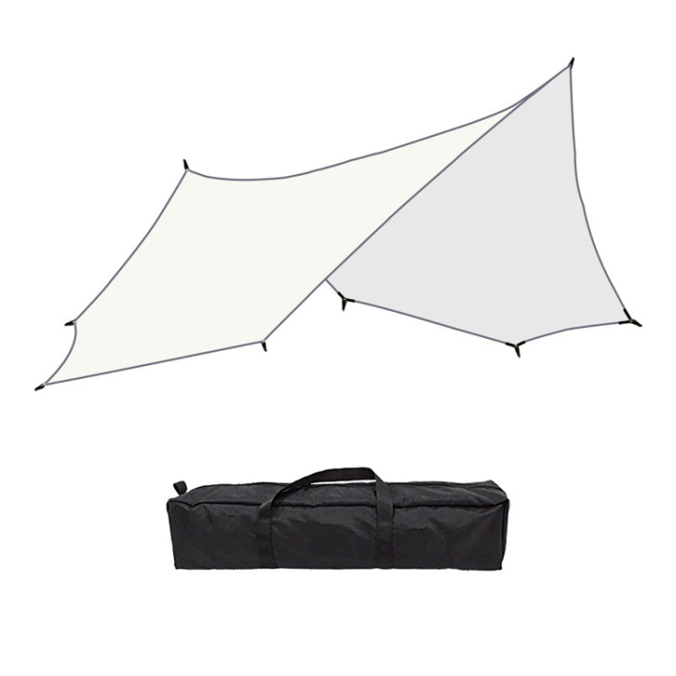 Tenda da esterno ottagonale per tenda da pioggia e protezione solare da campeggio pergola parasole, White, Green, Khaki, Black, Blue