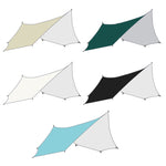 Tenda da esterno ottagonale per tenda da pioggia e protezione solare da campeggio pergola parasole, White, Green, Khaki, Black, Blue