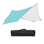 Tenda da esterno ottagonale per tenda da pioggia e protezione solare da campeggio pergola parasole, White, Green, Khaki, Black, Blue
