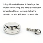 Giocattoli di decompressione N2 in metallo lucido da corsa Fidget Spinner, stile:, N2 Stainless Steel, N2 Brass