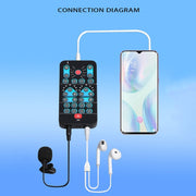 Scheda audio M10 con voice changer Bluetooth