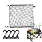 2PCS BL-220321 Borsa a rete fissa per carrello da giardino tascabile per camper da viaggio all'aperto, 2PCS BL-220321