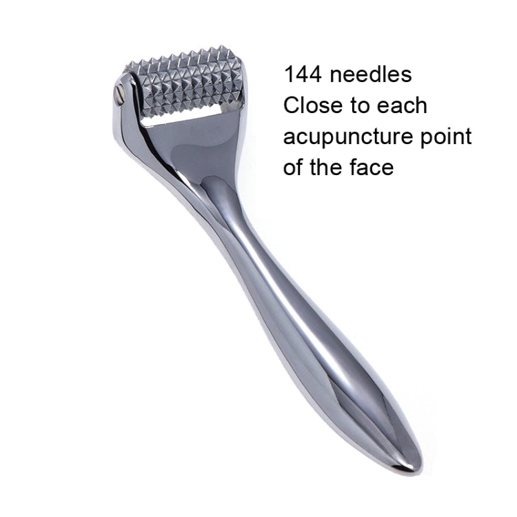 Massaggiatore facciale spinato in metallo con rullo per strumenti dimagranti viso, Metal Roller