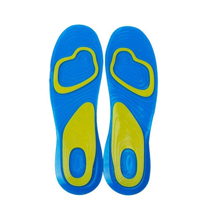 1 paio di solette in gel di silicone ad assorbimento degli urti per arco plantare, dimensioni:, Female 38-42, Male 42-48