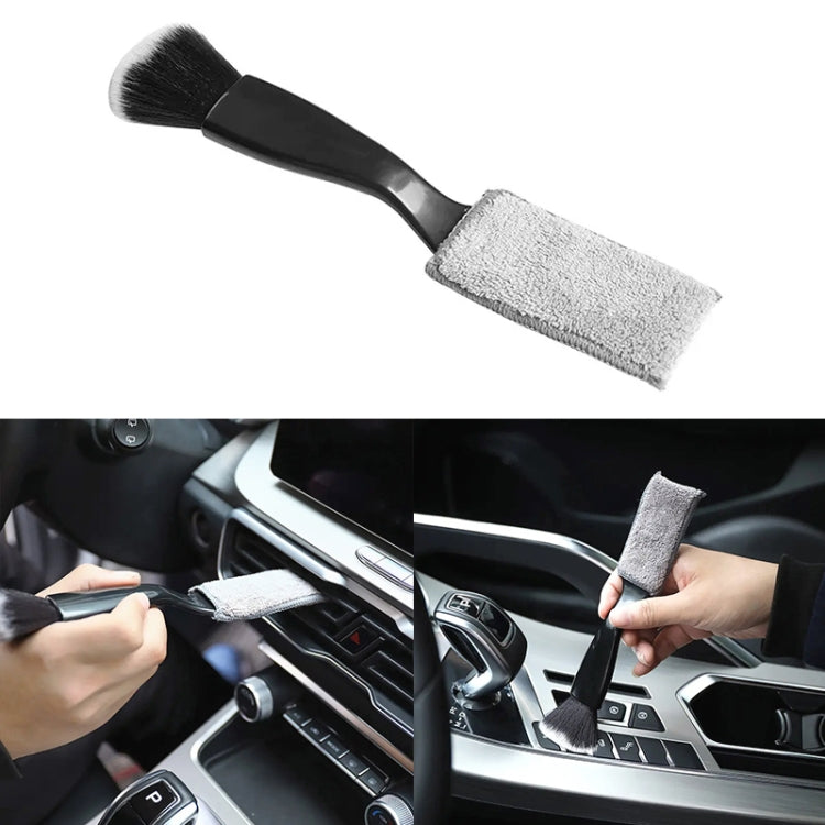 D-4527 Spazzola per dettagli a setole morbide a doppia estremità per la pulizia della polvere dell'auto, D-4527 Soft Brush