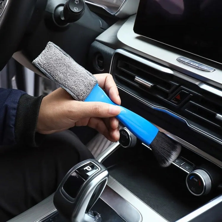 D-4527 Spazzola per dettagli a setole morbide a doppia estremità per la pulizia della polvere dell'auto, D-4527 Soft Brush