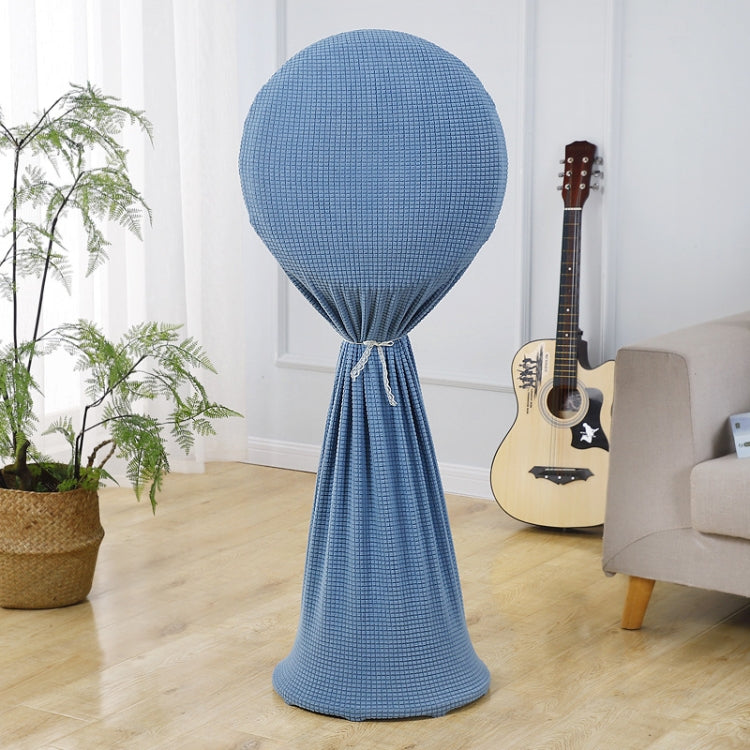 Coperchio antipolvere per ventilatore rotondo ad elasticità Copertura protettiva per ventilatore in tessuto per uso domestico, 110x45cm Blue, 110x45cm Gray, 110x45cm Pink, 110x45cm Green