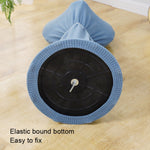 Coperchio antipolvere per ventilatore rotondo ad elasticità Copertura protettiva per ventilatore in tessuto per uso domestico, 110x45cm Blue, 110x45cm Gray, 110x45cm Pink, 110x45cm Green
