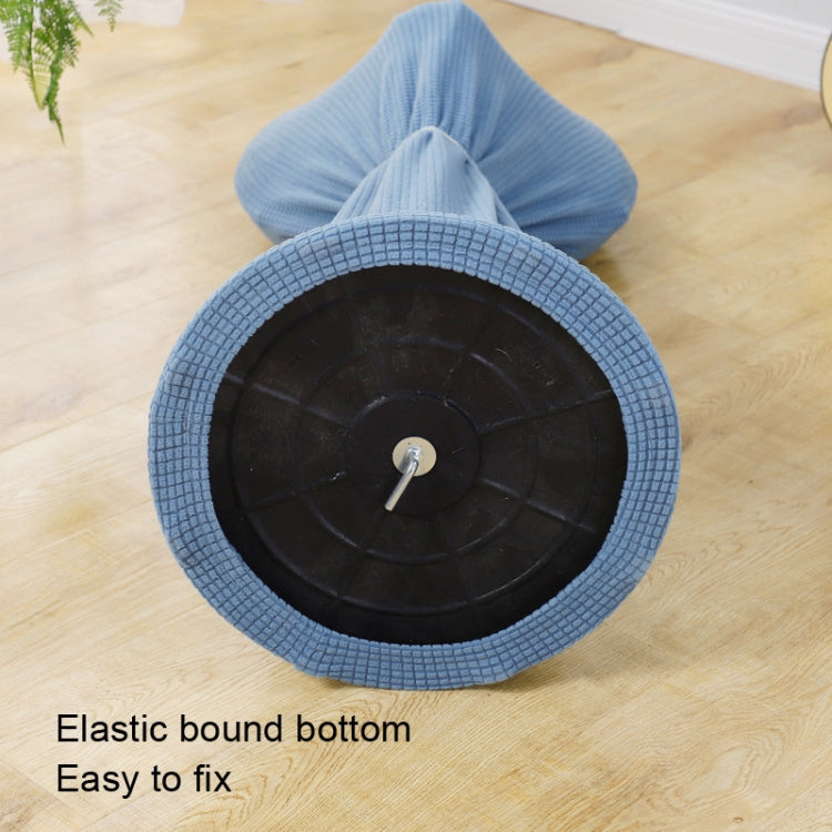 Coperchio antipolvere per ventilatore rotondo ad elasticità Copertura protettiva per ventilatore in tessuto per uso domestico, 110x45cm Blue, 110x45cm Gray, 110x45cm Pink, 110x45cm Green