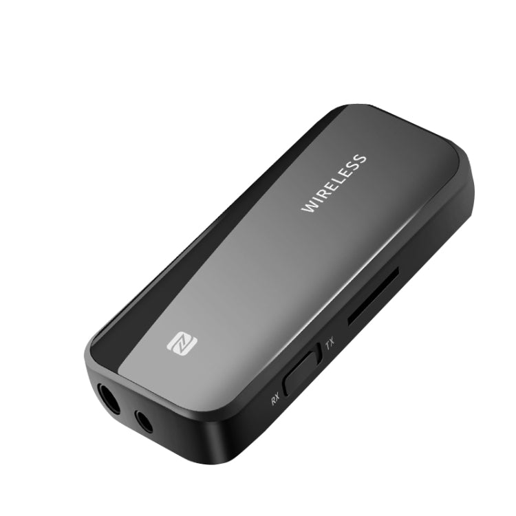T40 2 in 1 Ricevitore Bluetooth 5.1 Trasmettitore NFC Adattatore AUX per auto, T40 2 In 1