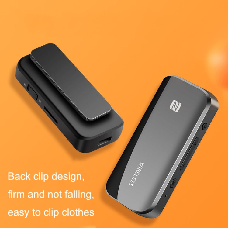 T40 2 in 1 Ricevitore Bluetooth 5.1 Trasmettitore NFC Adattatore AUX per auto, T40 2 In 1