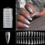 240 pezzi per unghie sottili satinate senza incisione per manicure estesa, WH-106, WH-107, WH-107 Single Number 5-9, WH-108, WH-108 Single Number 5-9, Wh-109, WH-109 Single Number 5-9, WH-110, WH-1110 Single Number 5-9, WH-0162, WH-0163, WH-0166, WH-01...