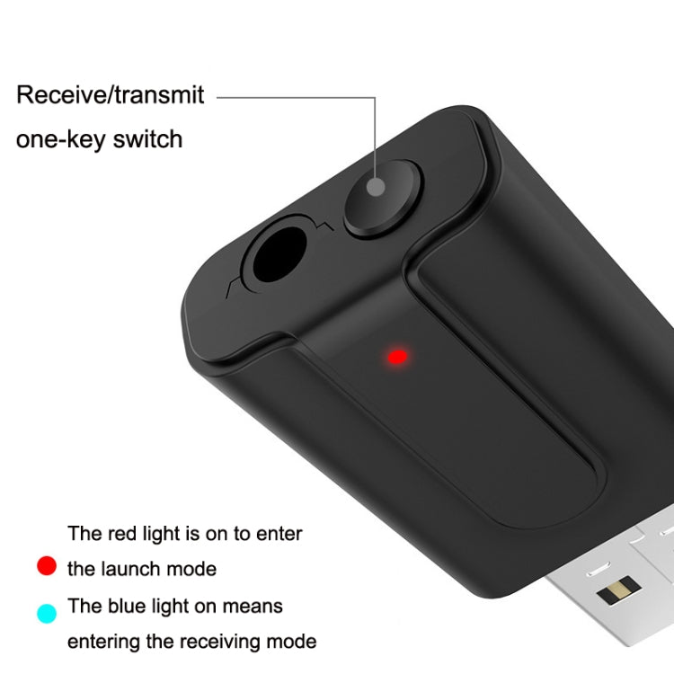 Adattatore Bluetooth 5.0 2 in 1 trasmettitore e ricevitore
