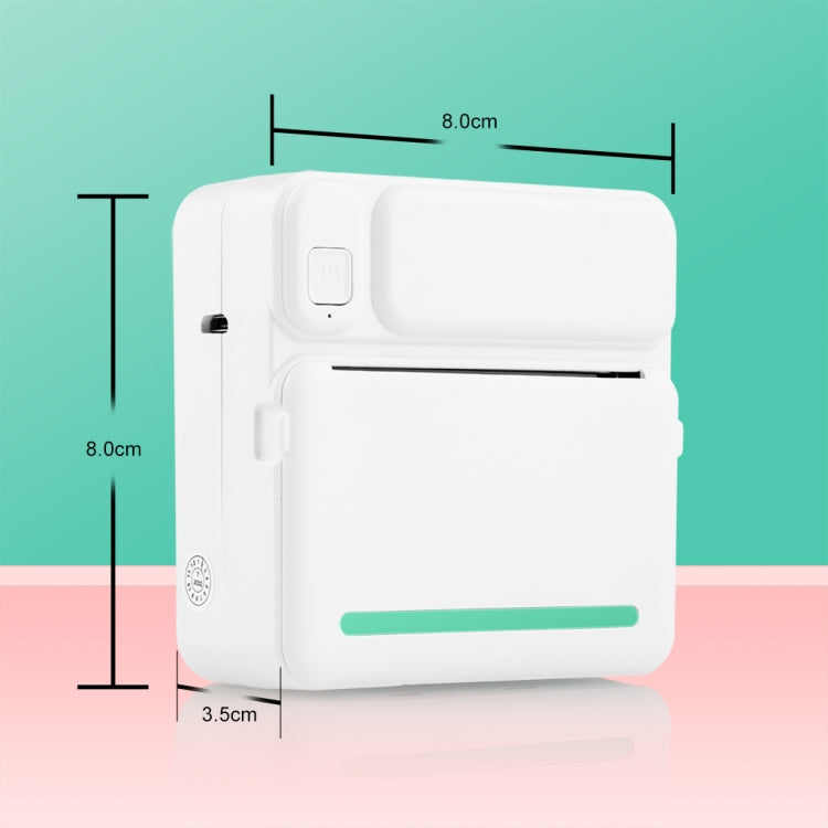 Stampante tascabile Bluetooth 200 DPI senza inchiostro