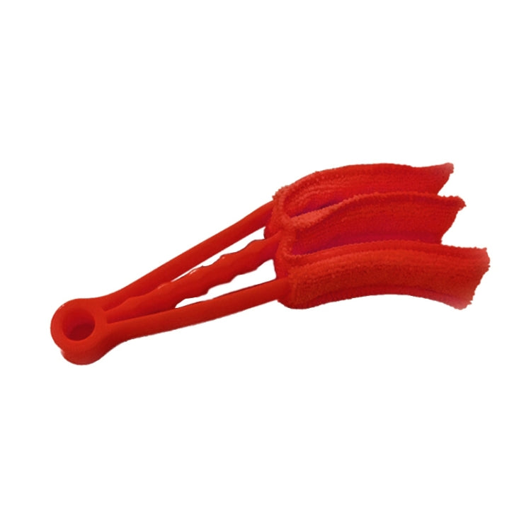 5 PCS AQ-CS01 Spazzola multifunzionale per la pulizia della presa d'aria della spazzola per strumenti di bellezza per auto, Orange, Red, Yellow, Blue, Green, Pink