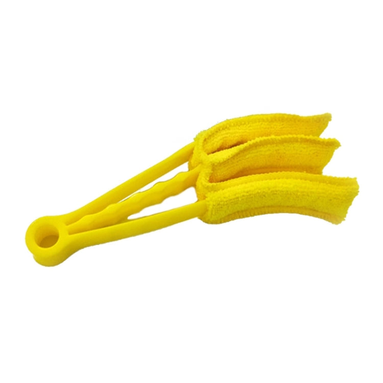5 PCS AQ-CS01 Spazzola multifunzionale per la pulizia della presa d'aria della spazzola per strumenti di bellezza per auto, Orange, Red, Yellow, Blue, Green, Pink
