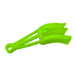 5 PCS AQ-CS01 Spazzola multifunzionale per la pulizia della presa d'aria della spazzola per strumenti di bellezza per auto, Orange, Red, Yellow, Blue, Green, Pink