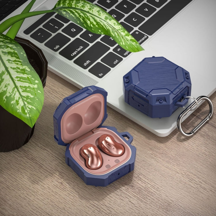 Custodia per auricolari Bluetooth in TPU per Samsung Galaxy Buds Live/Buds Pro, Sapphire, Pink, Black, Red, Grey, Green