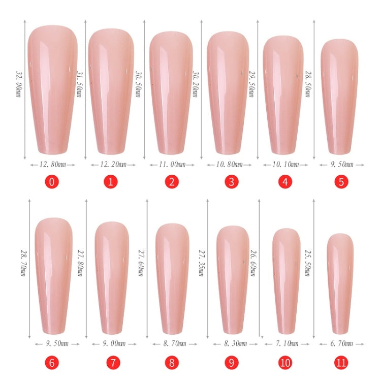 Color Jelly Nail Patch Finito Nail Art, 240 PCS