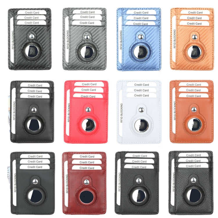 Portacarte in pelle antifurto compatibile AirTag