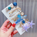 Insieme variopinto della clip del Rhinestone della perla del copricapo della forcella della lega, 8PCS/Set Heavy Work, 8PCS/Set Cherry, 8PCS/Set Pink Cherry, 8PCS/Set Starfish, 7PCS/Set Mermaid, 4PCS/Set Heart, 4PCS/Set Light Blue, 4PCS/Set Yellow     ...