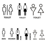 19 x 14 cm Segno di toilette personalizzato Segno di WC Segno di toilette, Stile:, Black Single Women, Black Single Man, Black  Public, Golden Public, Porcelain White Public, Black Separate, Golden  Separate, Porcelain White  Separate, Tie-Black  Publi...