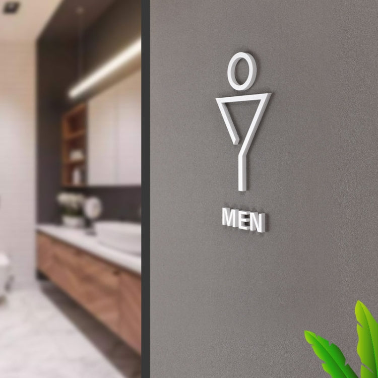 19 x 14 cm Segno di toilette personalizzato Segno di WC Segno di toilette, Stile:, Black Single Women, Black Single Man, Black  Public, Golden Public, Porcelain White Public, Black Separate, Golden  Separate, Porcelain White  Separate, Tie-Black  Publi...