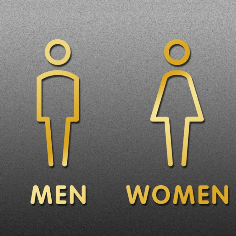 19 x 14 cm Segno di toilette personalizzato Segno di WC Segno di toilette, Stile:, Black Single Women, Black Single Man, Black  Public, Golden Public, Porcelain White Public, Black Separate, Golden  Separate, Porcelain White  Separate, Tie-Black  Publi...