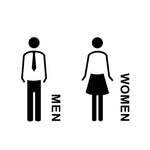 19 x 14 cm Segno di toilette personalizzato Segno di WC Segno di toilette, Stile:, Black Single Women, Black Single Man, Black  Public, Golden Public, Porcelain White Public, Black Separate, Golden  Separate, Porcelain White  Separate, Tie-Black  Publi...