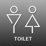 19 x 14 cm Segno di toilette personalizzato Segno di WC Segno di toilette, Stile:, Black Single Women, Black Single Man, Black  Public, Golden Public, Porcelain White Public, Black Separate, Golden  Separate, Porcelain White  Separate, Tie-Black  Publi...