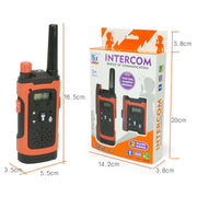 Walkie-talkie per bambini Chiamata wireless remota Telefono giocattolo interattivo genitore-figlio, Red, Yellow