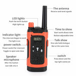 Walkie-talkie per bambini con torcia e chiamata wireless