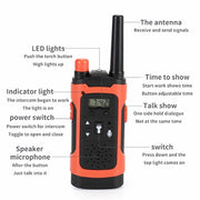 Walkie-talkie per bambini Chiamata wireless remota Telefono giocattolo interattivo genitore-figlio, Red, Yellow