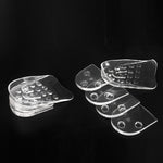 2 paia Combinazione libera Sottopiede in silicone a cinque strati per aumentare l'altezza