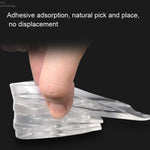 2 paia Combinazione libera Sottopiede in silicone a cinque strati per aumentare l'altezza