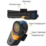 Auricolare Bluetooth per casco moto con audio stereo
