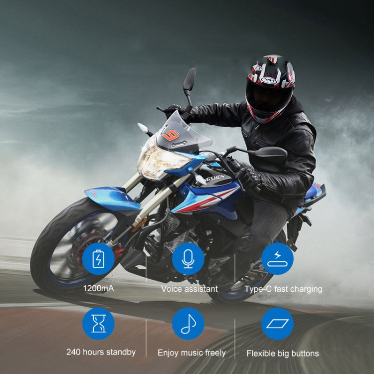 Auricolare Bluetooth per casco moto con audio stereo