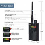 G318 Localizzatore GPS rilevatore di segnale anti-intercettazione e anti-scatto