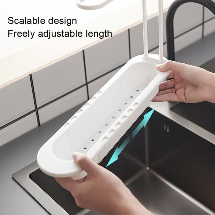 Smontaggio 2 pezzi con portasalviette telescopico, White, Grey