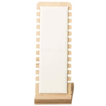 Espositore per collane in legno massello semplice Espositore per gioielli Puntelli per collane, Black Skin, White Skin, Beige Velvet, Ink Green