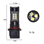1 paio di fendinebbia a LED ad alta potenza con luce bianca per auto, P13W