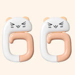 Appendiabiti per borsa da ufficio rimovibile con gancio per zainetto da scrivania da 2 pezzi, Panda, Small Pink Cat, Raccoon, Kitten