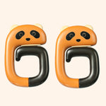Appendiabiti per borsa da ufficio rimovibile con gancio per zainetto da scrivania da 2 pezzi, Panda, Small Pink Cat, Raccoon, Kitten